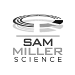 Sam Miller Science logo greyscale nutrition coaching metabolism functional nutrition